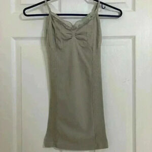 Poof! Nude Fitted Camisole  Tank Top Size Small